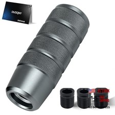 Shift Knob - 3.78" Weighted Aluminum Alloy Design with 3 Screw Adapters, Gear