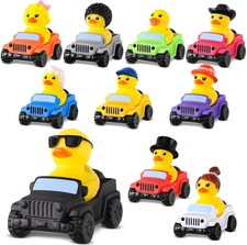 40 Pcs Rubber Ducks for Jeeps, 2.8 Inch Ducks for Jeeps, 20 Ducks Assortment wit