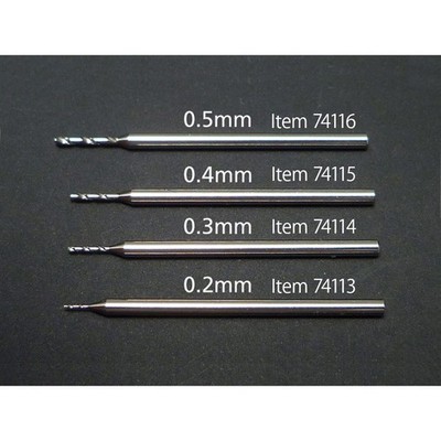 Tamiya 74115 Fine Pivot Drill Bit 0.4mm (Shank Dia. 1mm) NEW in OVP
