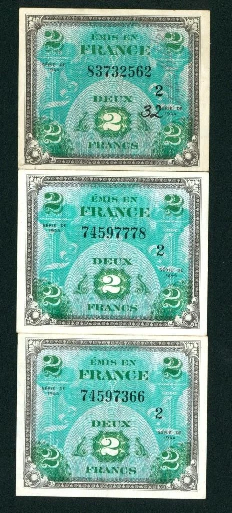 1944 Year Military Currency French Paper Money for sale | eBay