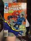 AMAZING SPIDER-MAN #349 VF  Erik Larsen - 1991  - Black Fox app. - Newsstand Ed