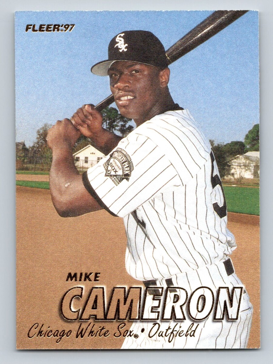 メジャーリーガー写真プリントボール Mike Cameron 1997 Fleer #58 Chicago White Sox | eBay