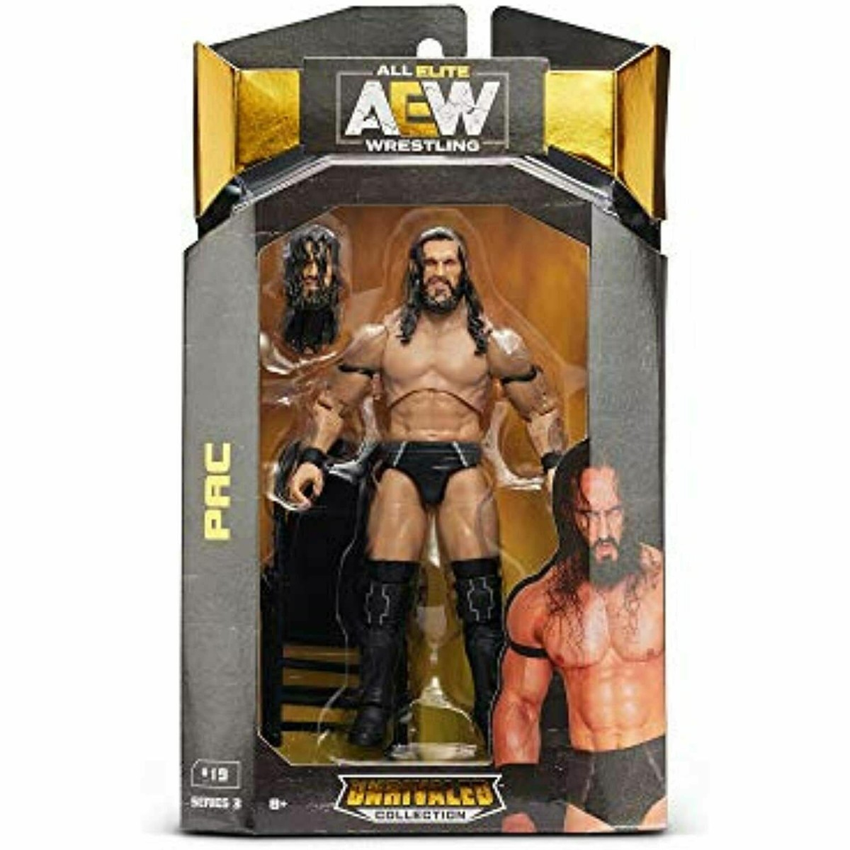 PAC all elite wrestling AEW unrivaled collection figure NEW series