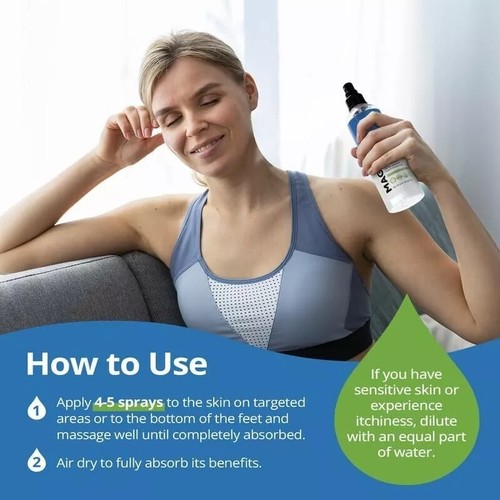 100% Pure Magnesium Oil Spray 8 fl oz - Quick Absorbing Muscle & Joint Relief !! - Picture 6 of 12
