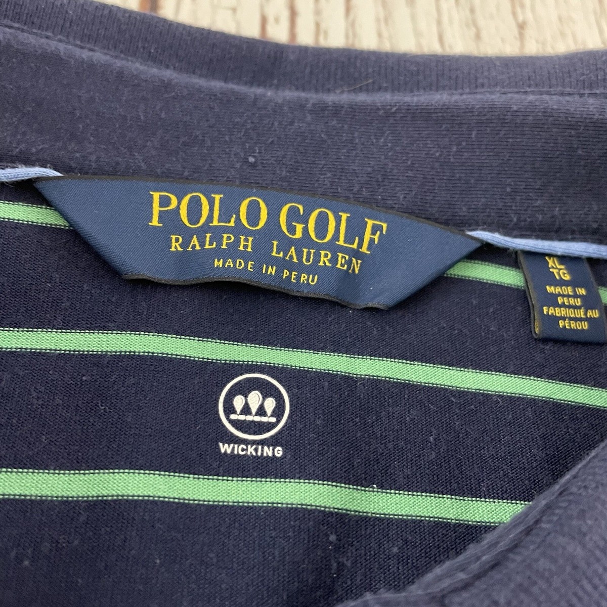 RALPH LAURENのGOLF Wicking ポロシャツ　XS Polo Golf Ralph Lauren Wicking Striped Short Sleeve Polo