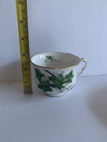 Vtg Royal Kent Ivy Staffordshire Tea Cup & Saucer- Made In England - Picture 11 of 12