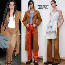 Mm6 Maison Margiela Brown Denim Coat Us4