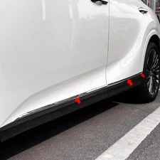 for Lexus RX 2023-2026 Silver Stainless Steel Door Body Side Molding Trim Strips