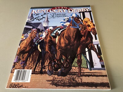 112th Kentucky Derby  1986 Souvenir Magazine Signed