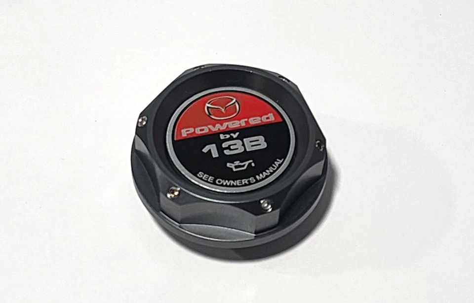 TAPA DE LLENADO DE ACEITE PARA MAZDA MAZDASPEED RX8 RX7 MIATA PROTEGE 626 323 MX3 BP 13B JDM Foto 3 de 4