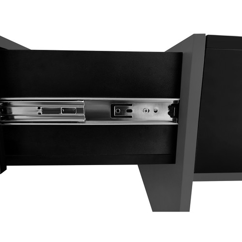 UV High-gloss Square Coffee Table w/4 Hidden Storage,Extendable Sliding Tabletop - Picture 12 of 20