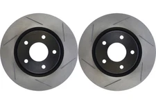 Front PAIR Stoptech Disc Brake Rotor for 2007-2011 Dodge Caliber (43846)