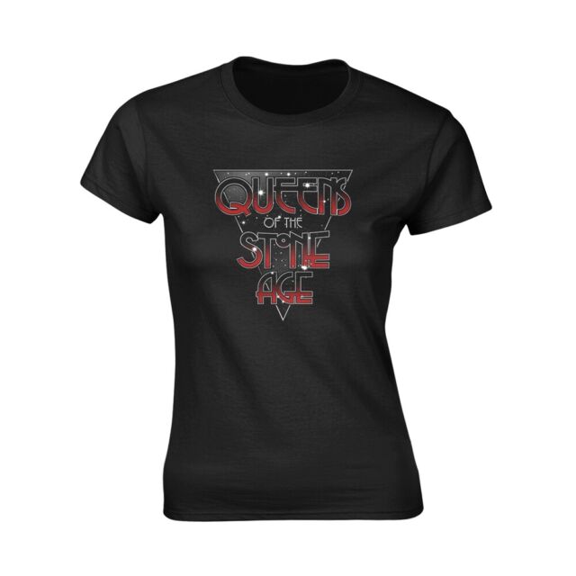 Queens Of The Stone Age &#039;Retro Space&#039; Girlie T shirt - NEW
