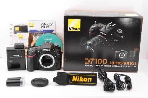 Mint in Box Nikon D7100 SLR Digital Camera Body Shutter count 5844 Japan #GC08 - Picture 2 of 12