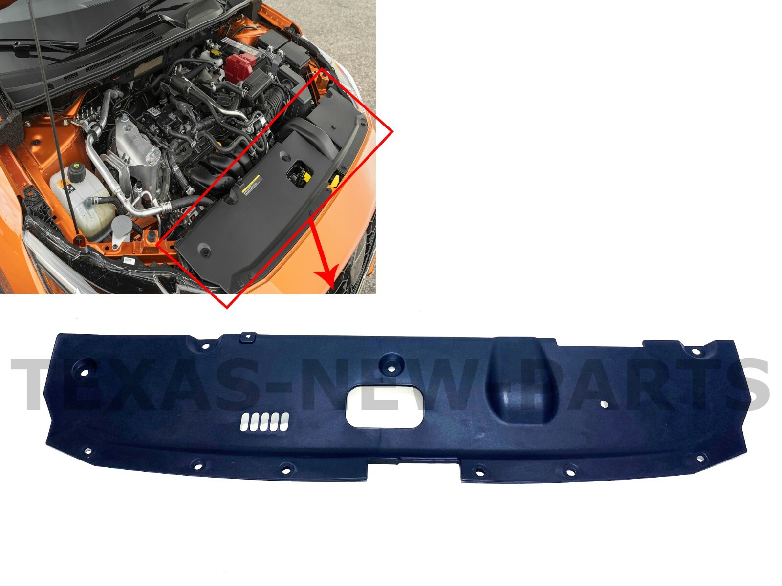 Fits 20202023 Nissan Sentra Radiator Support Access Upper Top Cover