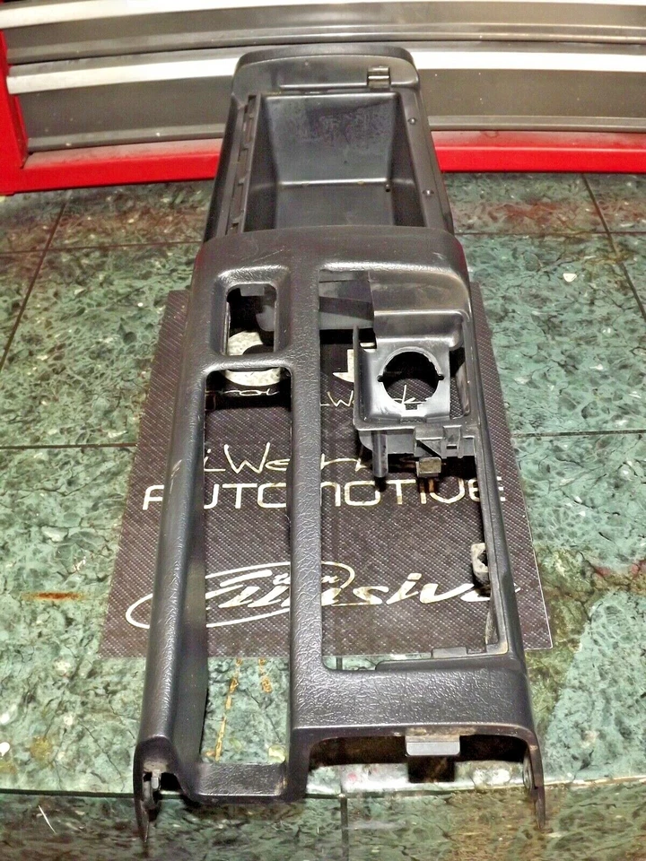 OEM 93-96 Honda Civic Del Sol EG2 SR2 center console shell base assembly black - Image 2 of 4