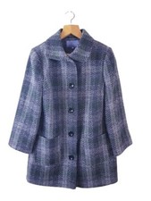 Autonomy Womens Ladies Multicolored Knit Basic Long Jacket Coat 14uk Regular