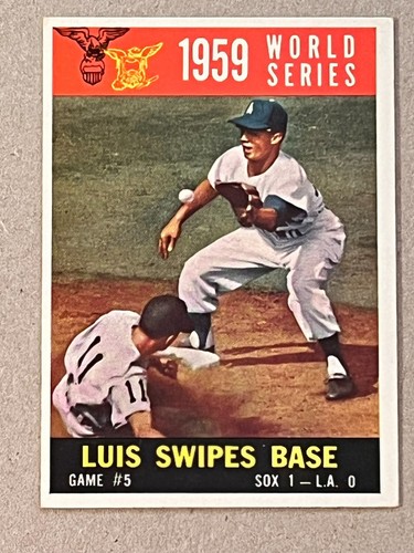 1960 Topps Complete Set Of 1959 World Series Cards, Set Of 7, RARE - Picture 10 of 15