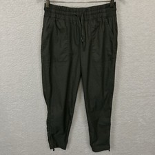 The North Face Aphrodite Pants Women  s M Olive Green Hiking Drawstring Ankle