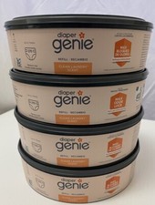 4 Pack - Baby Diaper Genie Clean Laundry Scent Refill Wipes