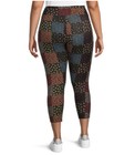 Terra and Sky Patchwork Floral High Rise Capris Leggings 1X (16W-18W) NWT — photo 2