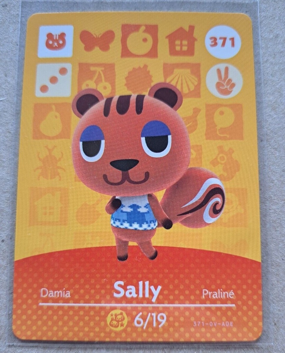 Sally - 371 - Animal Crossing Amiibo Card | eBay