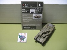  Axis  Allies Miniatures RESERVES T-35 with card 13/45 
