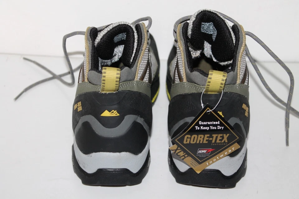 Zapatos de senderismo Montrail de montañismo, gris/negro, Gore-Tex, cuero, para mujer 9 Foto 4 de 4