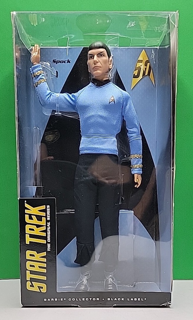 Star Trek Original Series Mr Spock 50th Anniversary Barbie