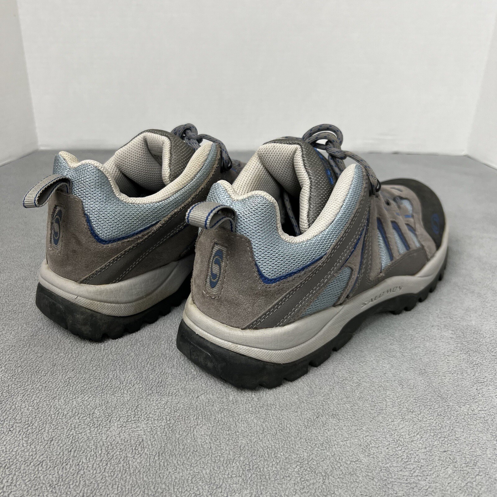 Salomon Contagrip scarpe da trekking trail walk donna taglia 9 5M grigio blu 643001