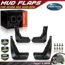4PCS Rear & Front Mudguard Mud Flaps Splash Guard for Acura RDX 2019-2023 SUV