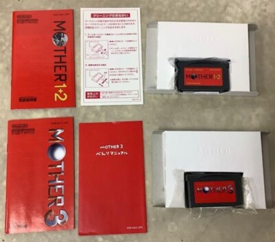 GBA用ソフト　MOTHER1+2 & 3 セット GBA用ソフト MOTHER1+2 & 3 セット Mother 1 + 2 + 3 Game