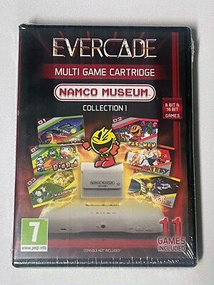 Namco Museum Collection 1 Evercade Legacy Cartridge - Neu, Factoy-Sealed