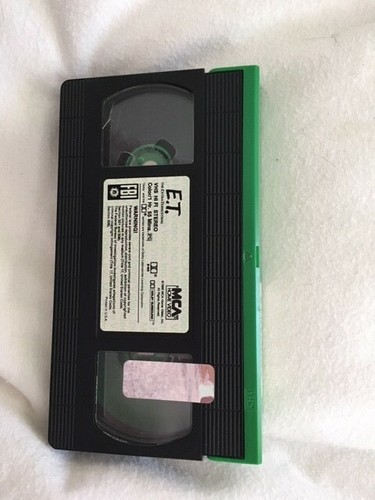 "E.T. The Extra-Terrestrial" Original VHS1988 Green Tape edge -- RARE - Picture 3 of 3