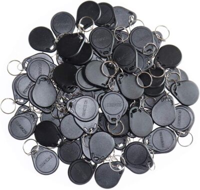 100PCS 125Khz RFID Key Fob Contactless Keyfob Proximity ID Card Token Tag Keypad