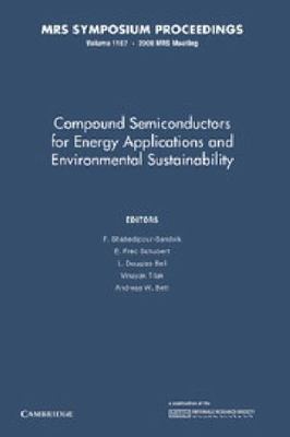 Compound Semiconductors for Energy Applications and Environmental Sustainabilit 