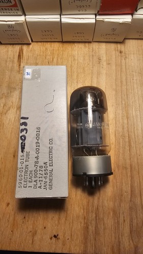 GE JAN 6550 Vacuum Tube - Tested