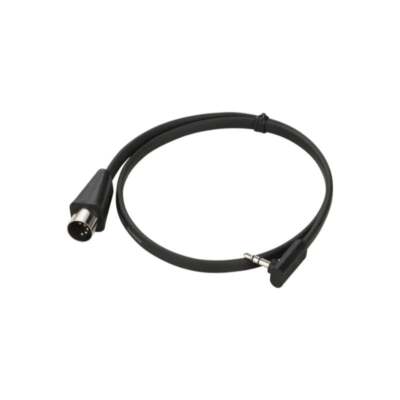 RockBoard Flat MIDI Type A TRS 3.5mm to 5-pin 30 cm (12''), Black