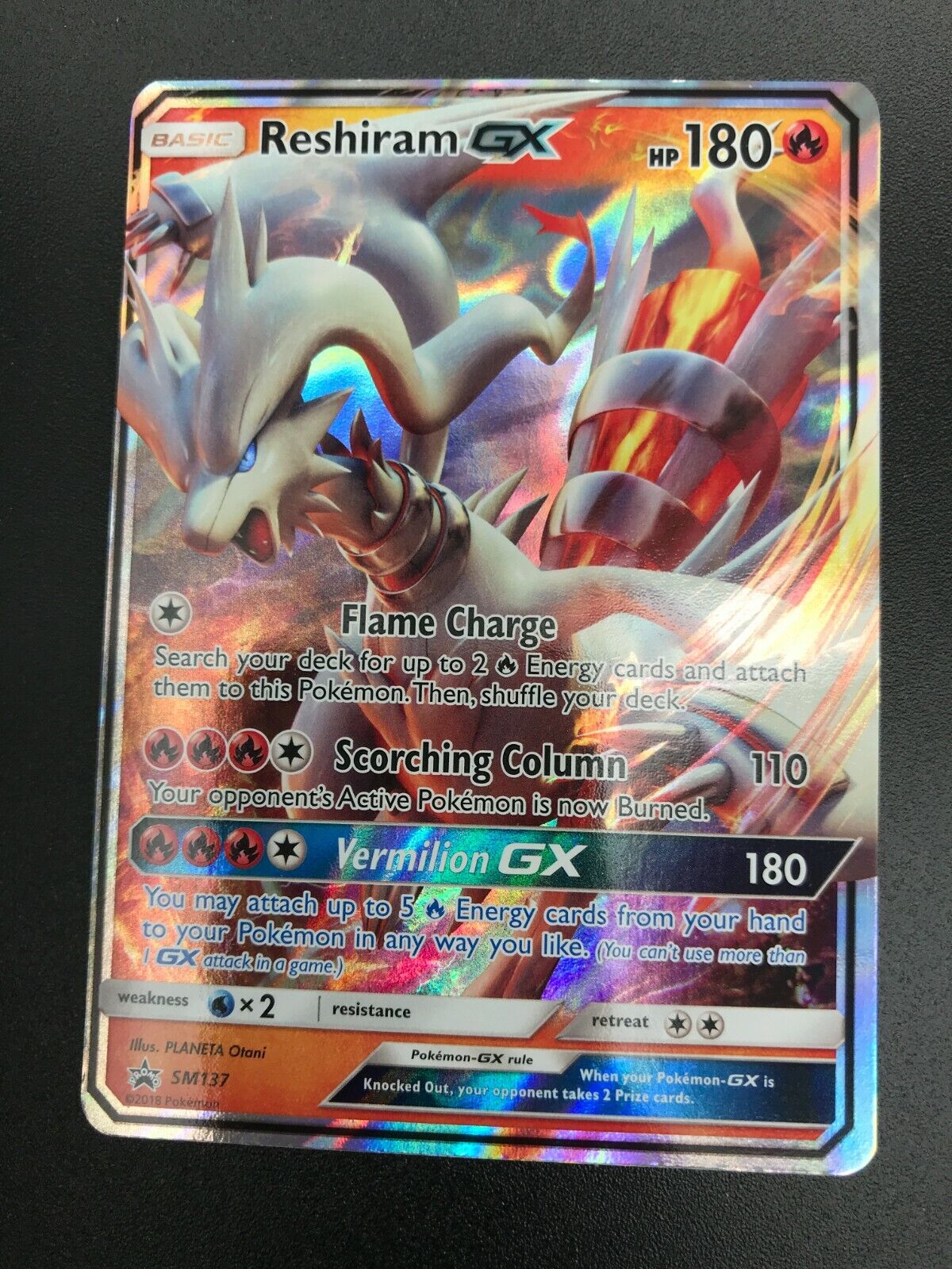 POKEMON CARD RESHIRAM & ZEKROM GX *GEN*, Collectables