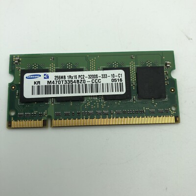 256MB PC2-3200s DDR2 400Mhz SoDimm Dell Acer Sony HP Compaq Notebook Ram Memory