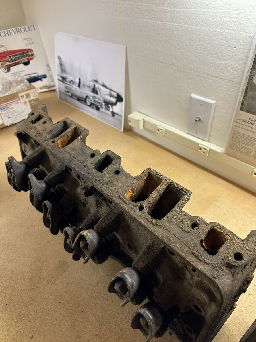 Chevrolet Truck 348 / 409 W Motor Cylinder Heads Pair Chevrolet Truck 348 / 409 W Motor Cylinder Heads Pair