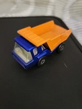 1:88 Lesney England Matchbox Superfast No.23 Deep Blue & Orange Atlas Dump Truck