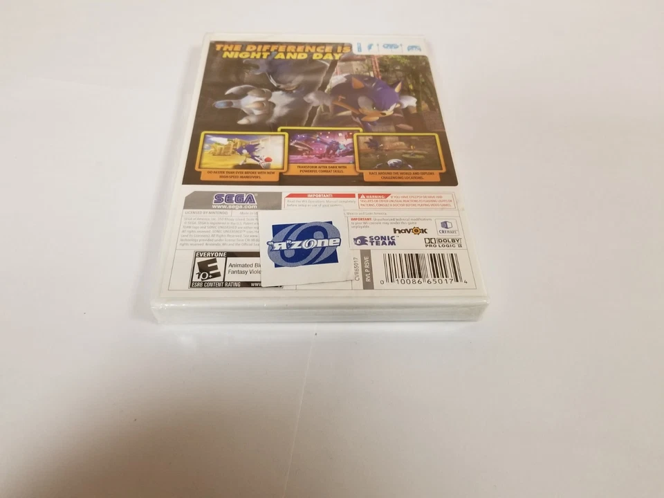 Sonic Unleashed (Nintendo Wii, 2008) new - Image 2 of 2