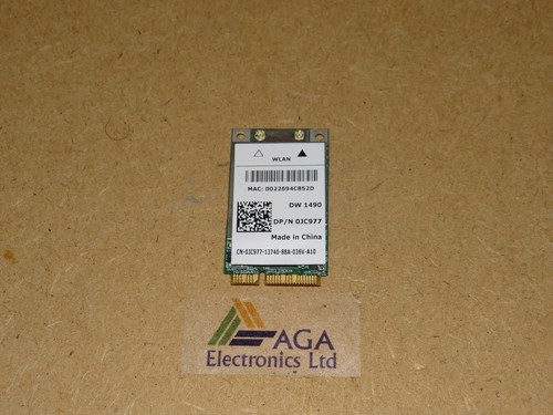 Dell Latitude D630, D620, D530 Laptop Wireless WiFi Karte. Teile-Nr: DW 1490, 0JC977