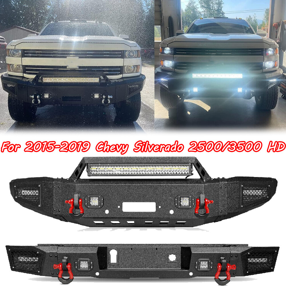 Wehrli 15-19 Chevrolet 2500/3500 Front Bumper Valance Filler Panel Kit W Tow Hooks Texture Black Wehrli 15-19 Chevrolet 2500/3500 Front Bumper Valance Filler Panel Kit W Tow Hooks Texture Black