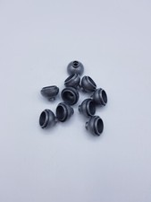 LEGO LOT 10 X DOME 2X2 INV W ONE STUD FLAT SILVER REF 15395 / 6102756 *NEUF*