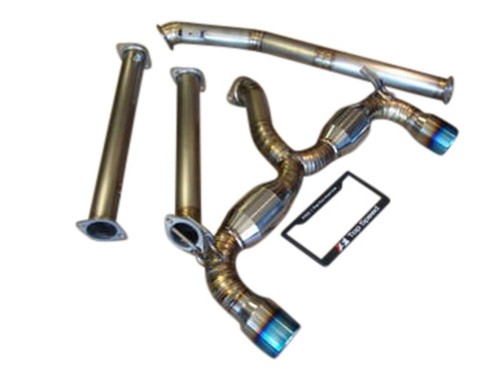 Fit Mitsubishi Lancer Evolution 10 EVO-X 08-15 T304 Full Titanium Exhaust System - Picture 2 of 7