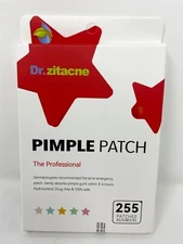 Dr. Zitacne Pimple Patches for Face, 255 Pcs 5 Sizes 8,10,12,14,16mm Acne