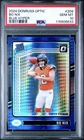 2024 Bo Nix Panini Donruss Optic Rated Rookie Blue Hyper Prizm PSA 10 GEM MINT