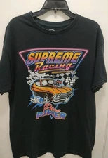 Supreme Racing Pure Power Graphic T Shirt Tee Large Black ODM Art 